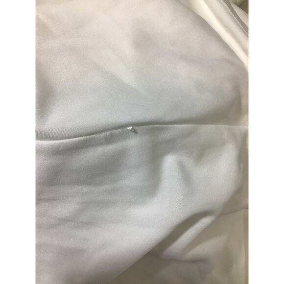 LULU'S SZ S White Confident Romance Plunge V-Neck Sleeveless Maxi Dress NEW B38 - Picture 6 of 6